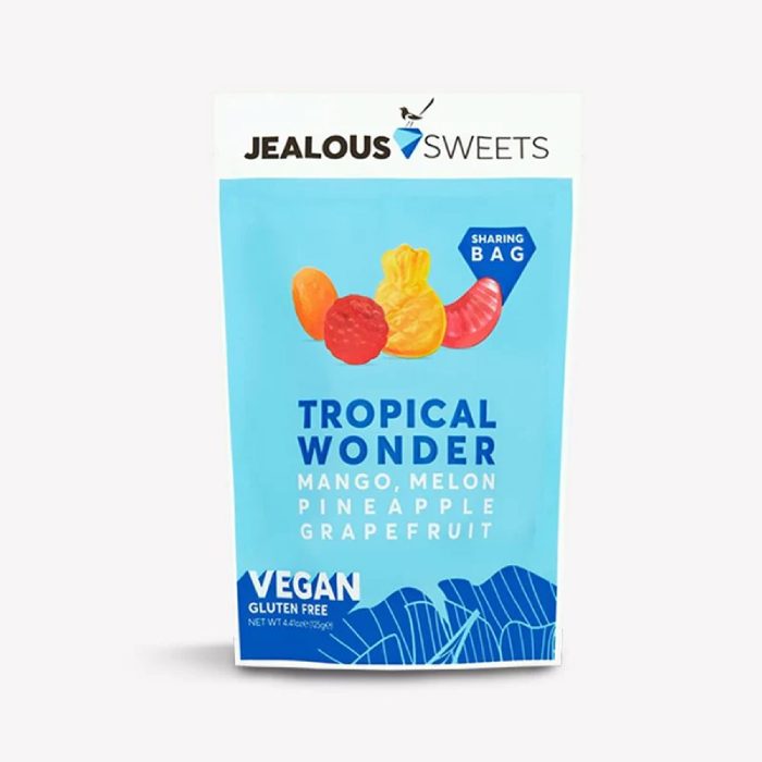 Jealous Sweets - Tropical Wonder Share Bag Vegan Gummies, 125g