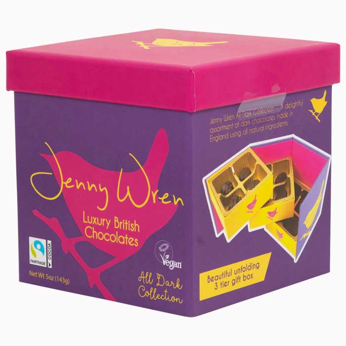 Jenny Wren - All Dark Chocolate Collection Gift Box, 150g