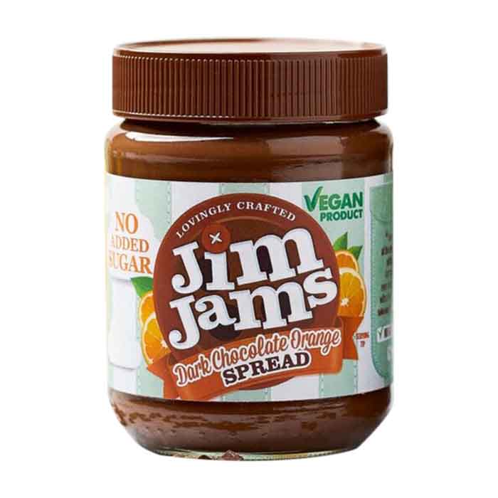 JimJams - No Added Sugar Chocolate Spread - Dark Chocolate Orange, 330g