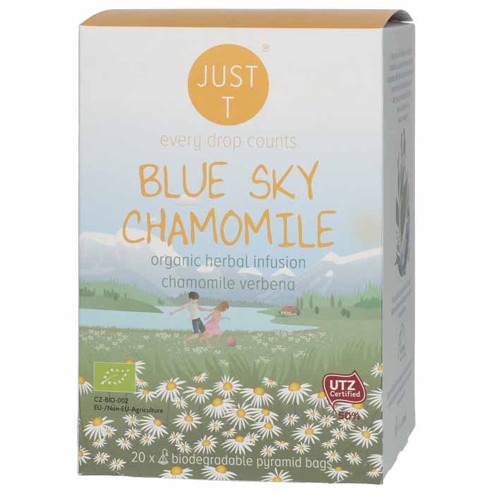 Just T - Blue Sky Chamomile Organic Tea, 20 Bags