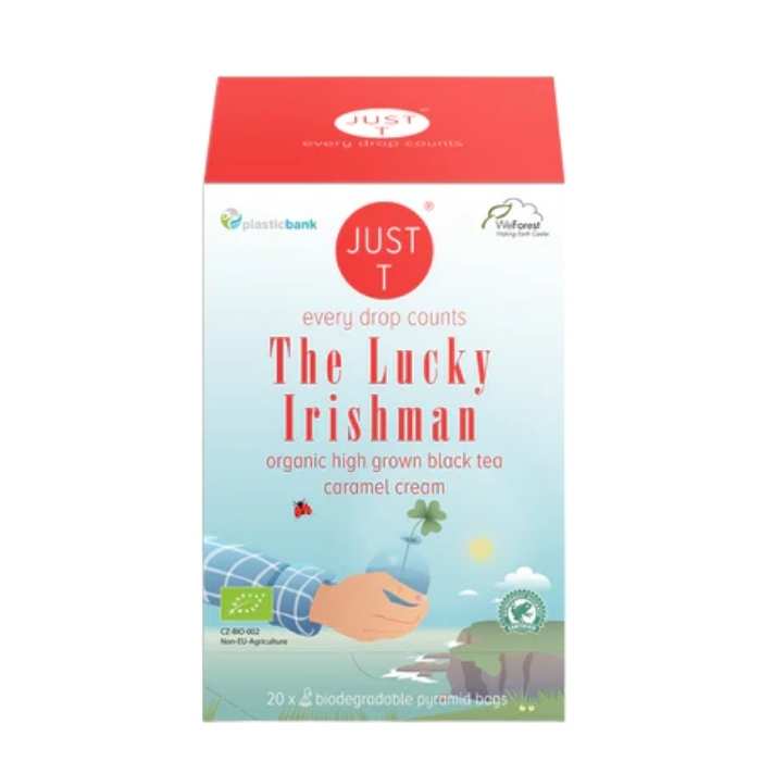Just T - The Lucky Irish Man Organic Tea, 20 Bags - front