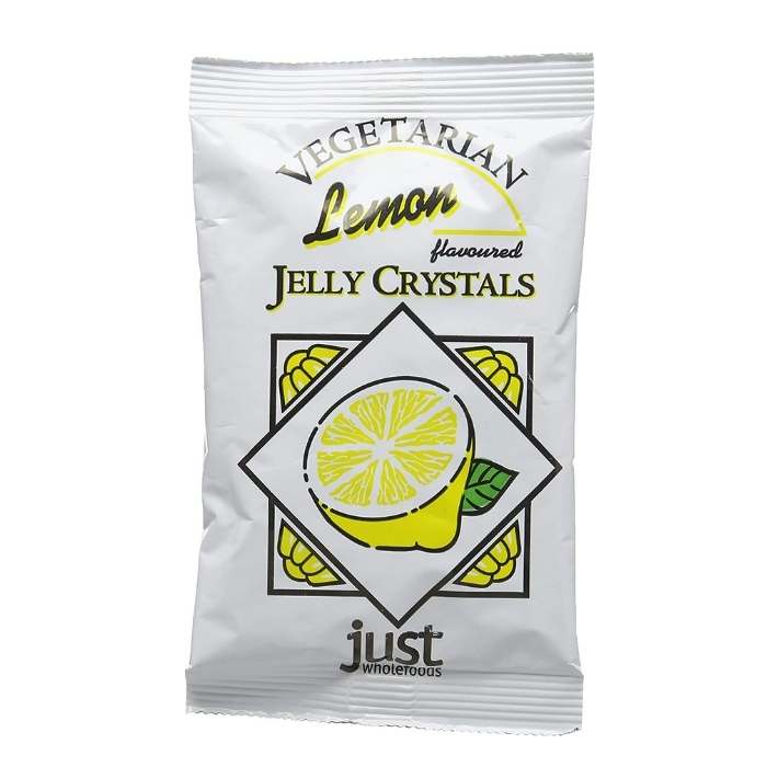 Just Wholefoods - Jelly Crystals lemon, 85g - front
