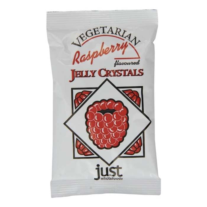 Just Wholefoods - Jelly Crystals raspberry, 85g - front