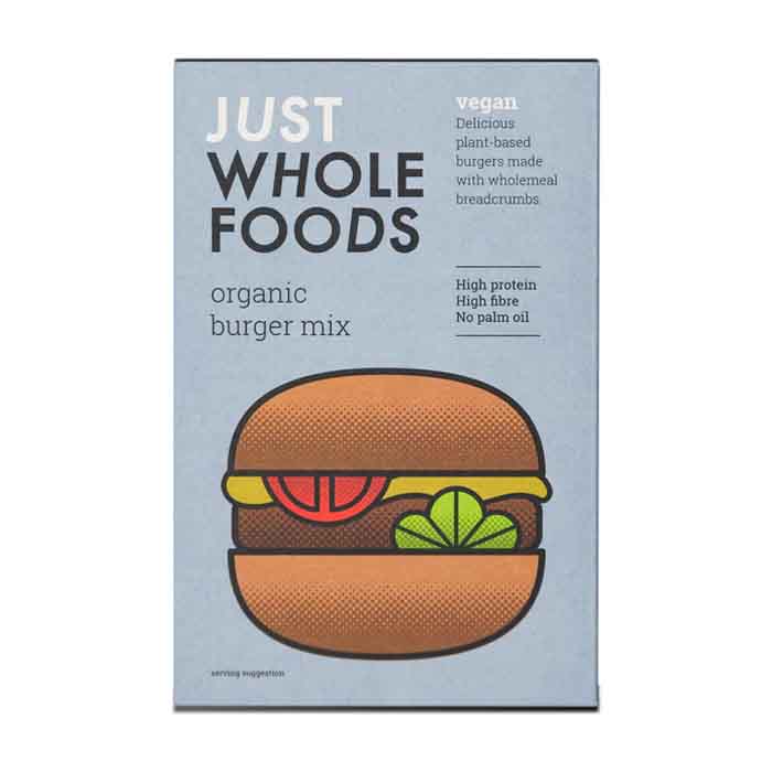 Just Wholefoods - Just Vegetarian Burger Mix Organic, 125g