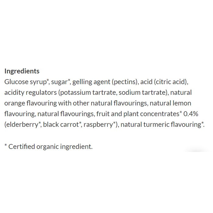 Just Wholefoods Organic Frooty Fruits (Fruit Jellies) Multiple