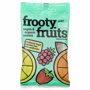 Just Wholefoods - Organic Frooty Fruits (Fruit Jellies), 70g | Pack of 10