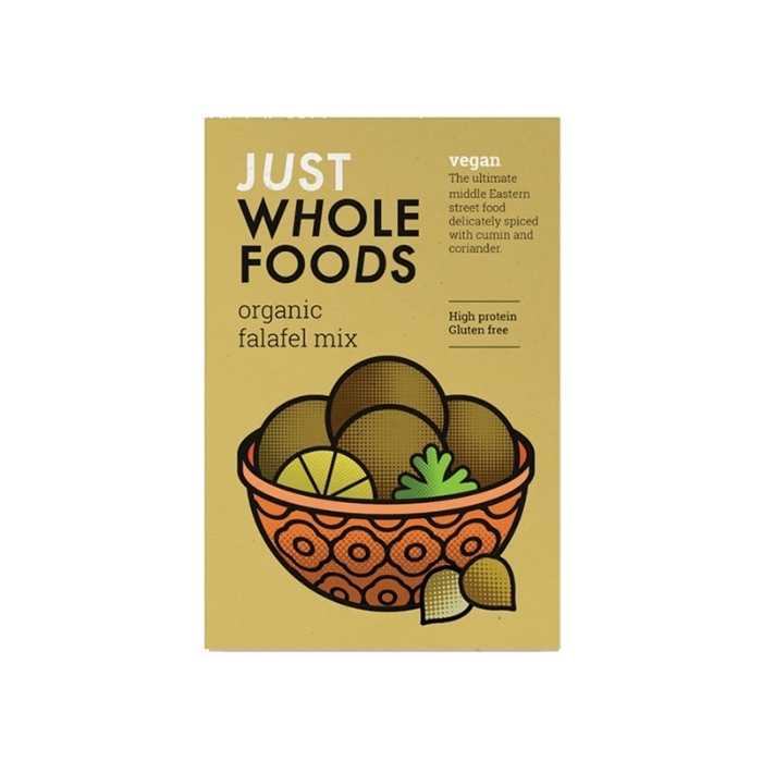 Just Wholefoods - Organic & Vegan Falafel Mix, 120g - front