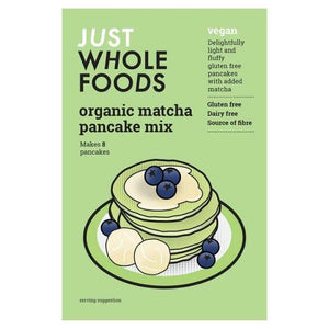 Just Wholefoods - Organic & Vegan Matcha Pancake Mix, 188g