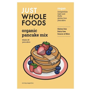 Just Wholefoods - Organic & Vegan Pancake Mix, 185g