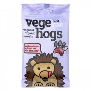 Just Wholefoods - Organic & Vegan Vegehogs (Fruit Jellies), 70g | Pack of 10