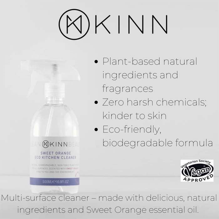 KINN - Eco-Friendly Multi-Surface Cleaner - Sweet Orange, 500ml - back