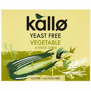 Kallo - Yeast Free Vegetable Stock Cubes, 6x11g | Multiple Options