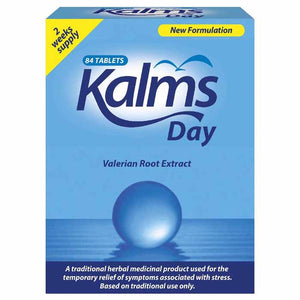 Kalms - Day Valerian Root Extract Herbal Tablets, 84 Tablets