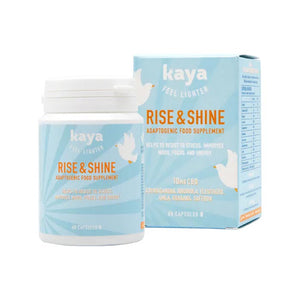 Kaya - Rise & Shine Adaptogenic CBD Food Supplement, 60 Capsules