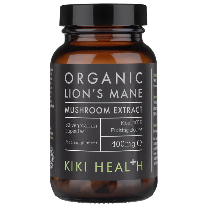 Kiki Health - Organic Lion's Mane Extract Mushroom, 60 Capsules