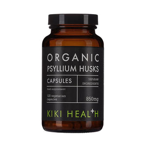 Kiki Health - Organic Psyllium Husks, 120 Capsules