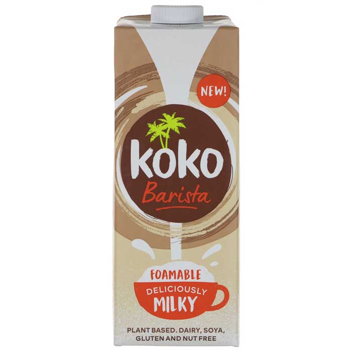 Koko - Dairy-Free Coconut Barista Milk Alternative Drink, 1L  Pack of 6
