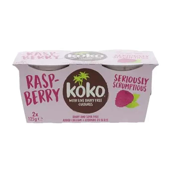 Koko - Dairy Free Yoghurt Alternative - Raspberry, 125g