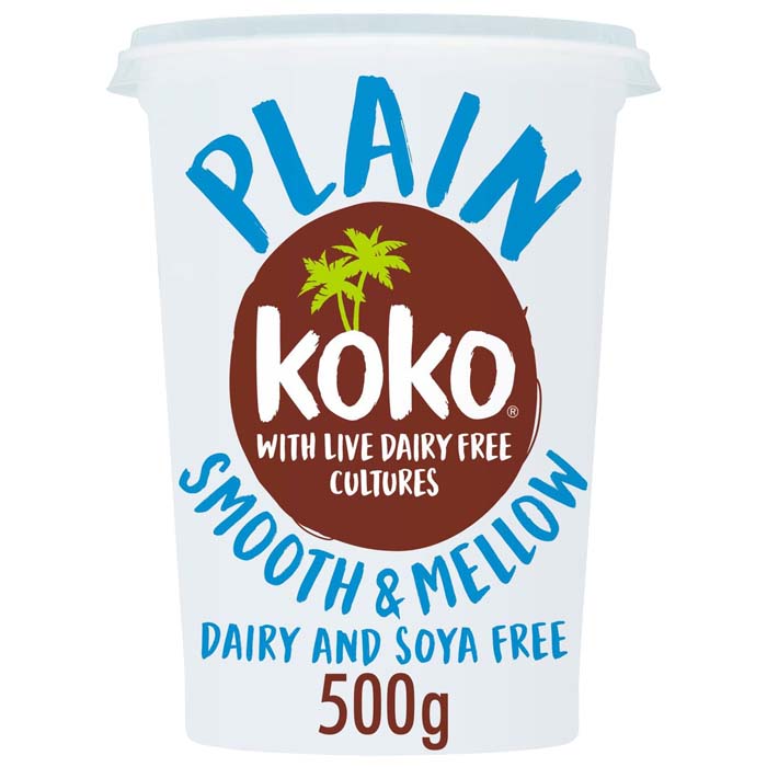 Koko Dairy Free - Dairy Free Plain Yogurt Alternative, 500g