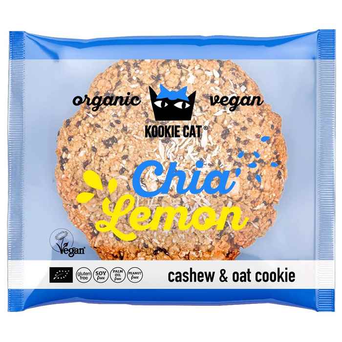 Kookie Cat - Organic Cashew & Oat Cookies, 50g | Multiple Options - PlantX UK