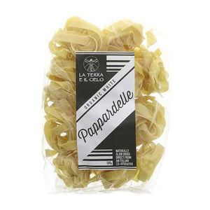 La Terra - Organic White Pappardelle Nests Bronze Extruded, 500g