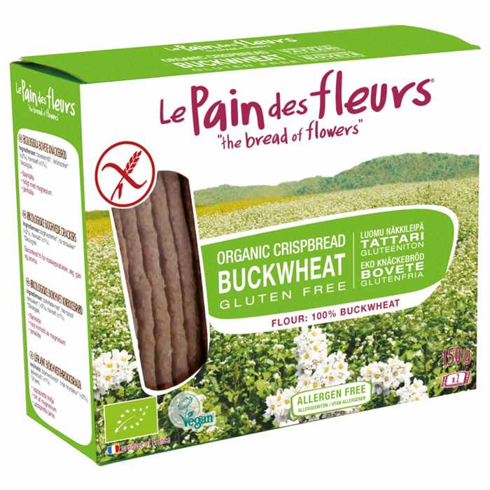 Le Pain Des Fleurs - Organic Crispbread (GF) - Buckwheat, 150g