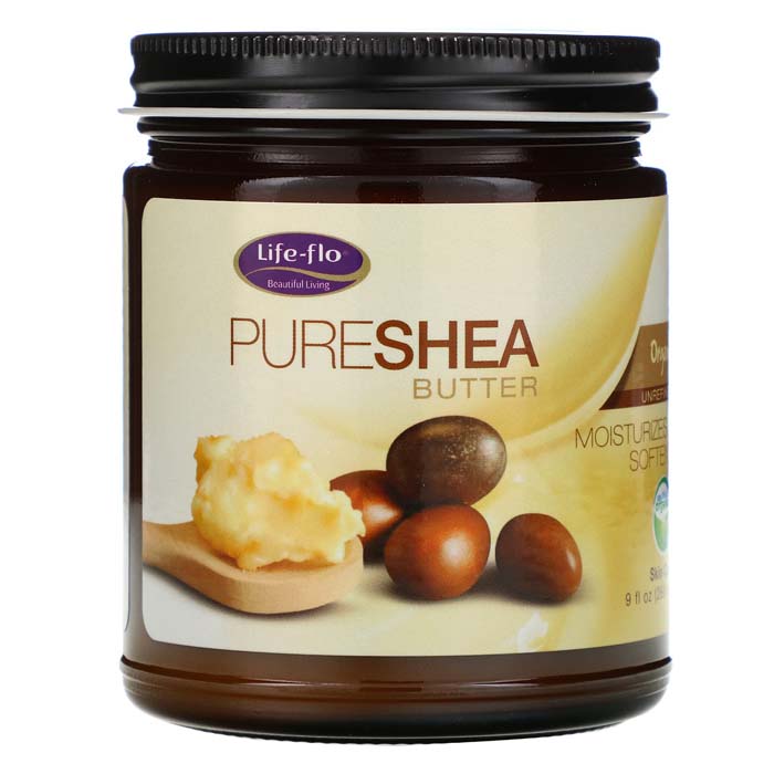 Life-Flo - Organic Pure Shea Butter, 266ml