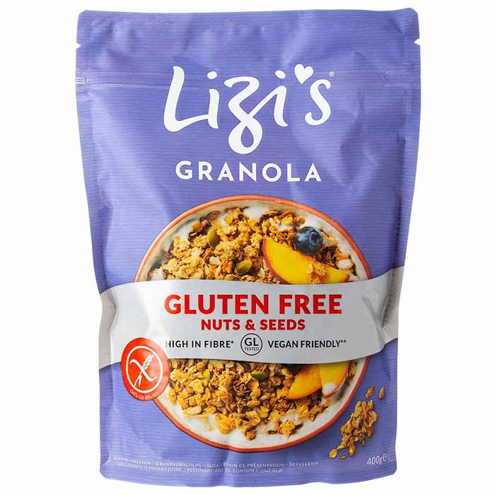 Lizi's Granola - Gluten-Free Nuts & Seeds Granola, 400g