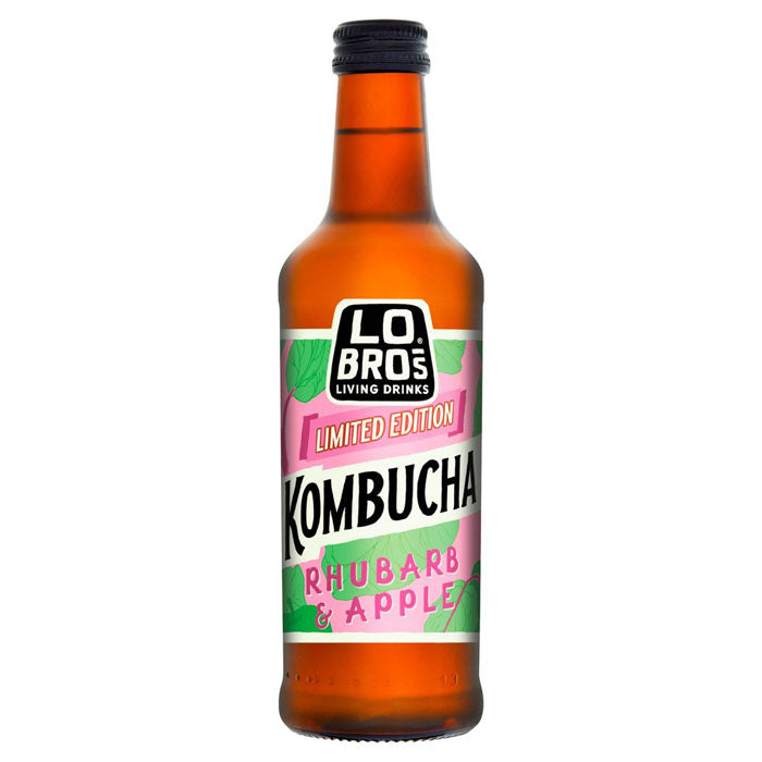 Lo Bros - Organic Kombucha - Seasonal Special Rhubarb & Apple, 330ml 