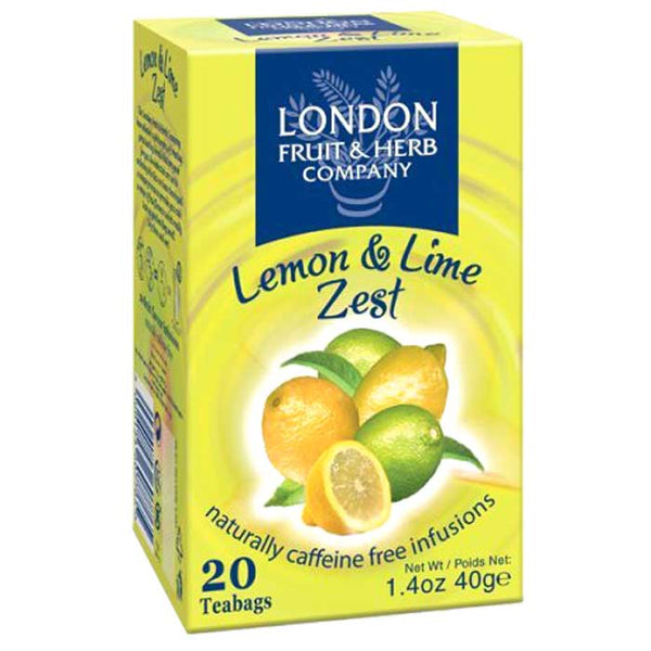 London Fruit & Herb Co - Lemon & Lime Zest Tea, 20 Bags – PlantX UK