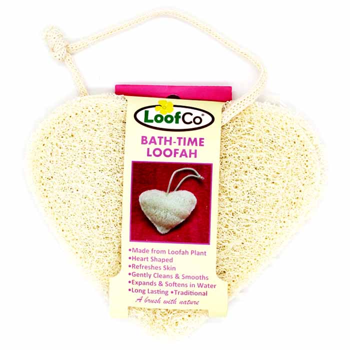 LoofCo - Bath-Time Loofahs - Heart Shaped
