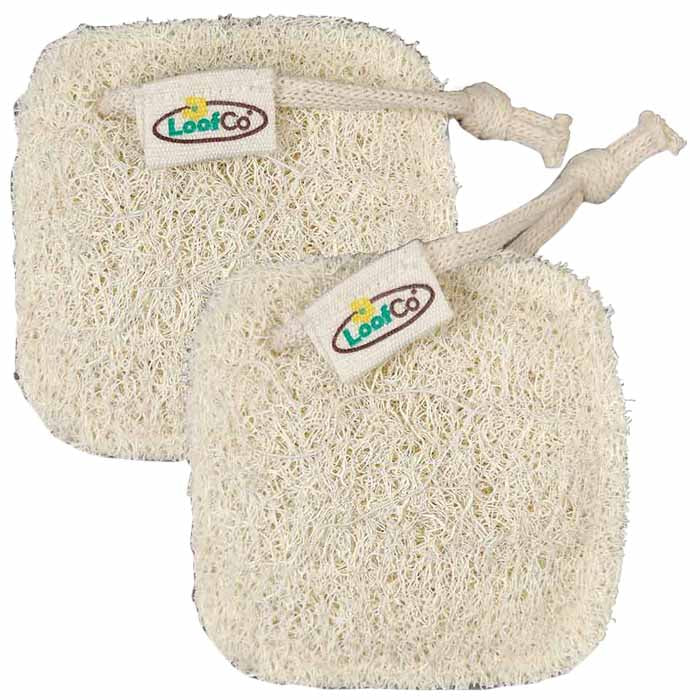 LoofCo - Loofa Cleaning Pads (For Surfaces, Tiles & Sinks) - 2 Pack - back