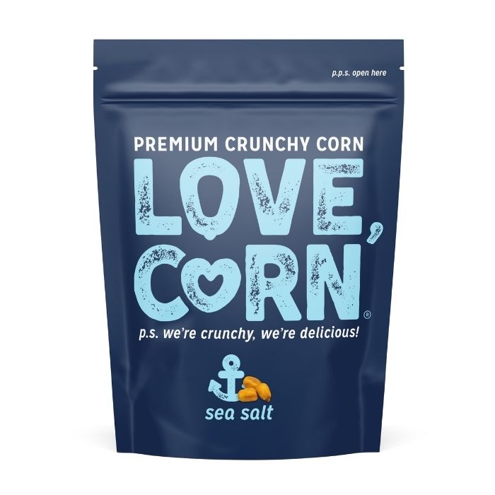 Love Corn - Premium Crunchy Sea Salt (45g) - front