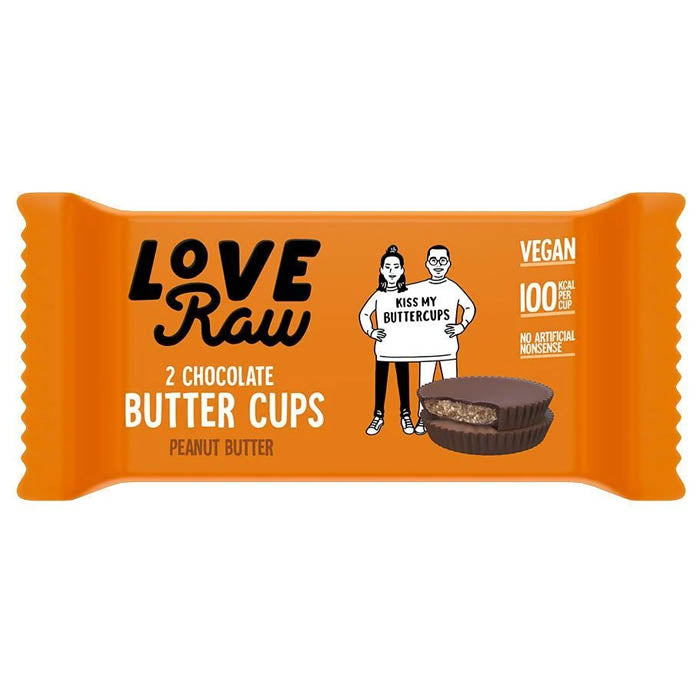 Love Raw - Vegan Butter Cups - Peanut Butter, 34g