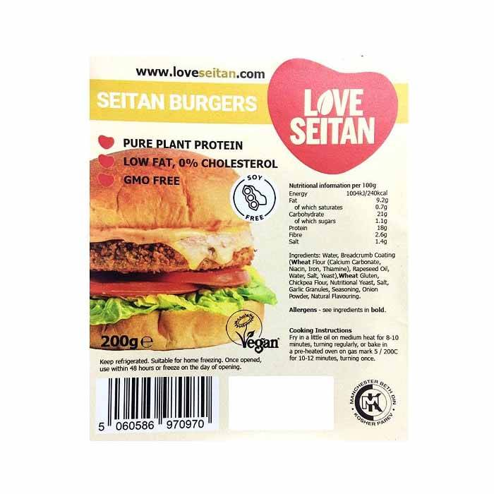 Love Seitan - Funky Chyck'n Seitan Burgers, 200g