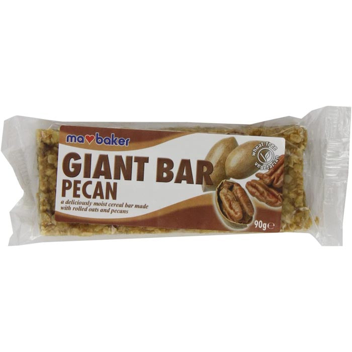 Ma Baker - Giant Bars, 90g , Pecan