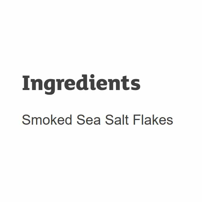 Maldon - Smoked Sea Salt, 125g - back