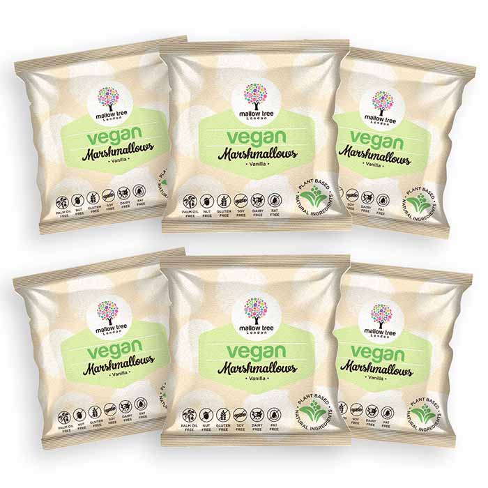Mallow Tree - Vegan Marshmallows - Vanilla (18-Pack), 100g