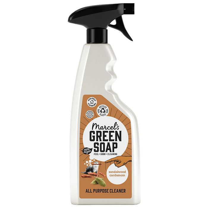 Marcel's Green Soap - All-Purpose Cleaner - Sandalwood & Cardamom Spray (500ml)