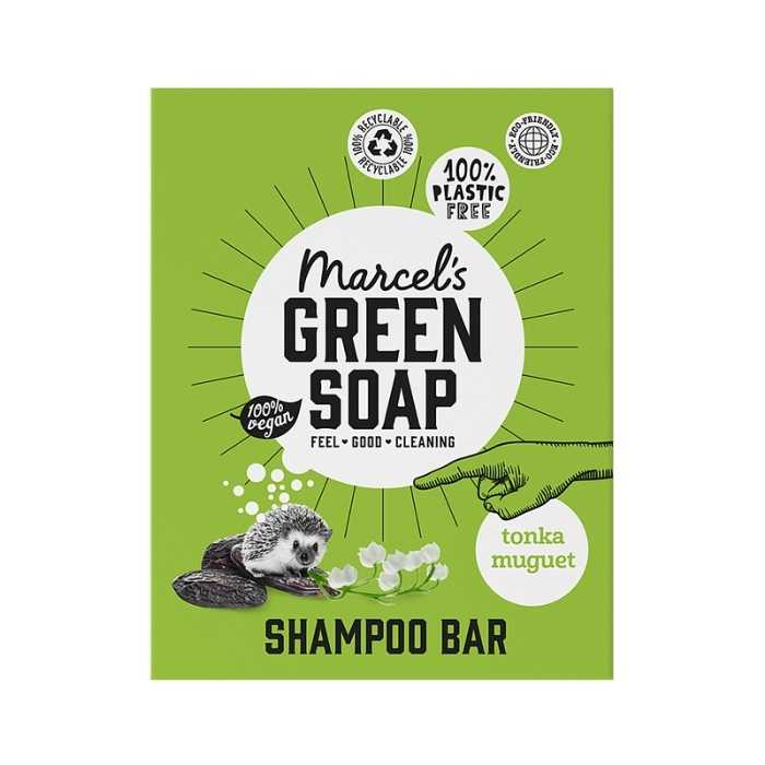 Marcel's Green Soap - Shampoo Bar Tonka Muguet
