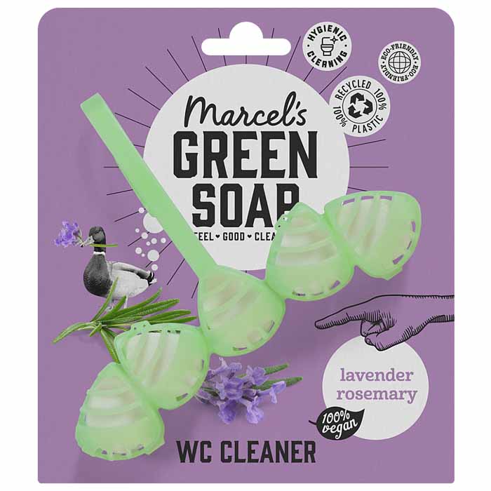 Marcel's Green Soap - Toilet Block - Lavender & Rosemary, 55g 
