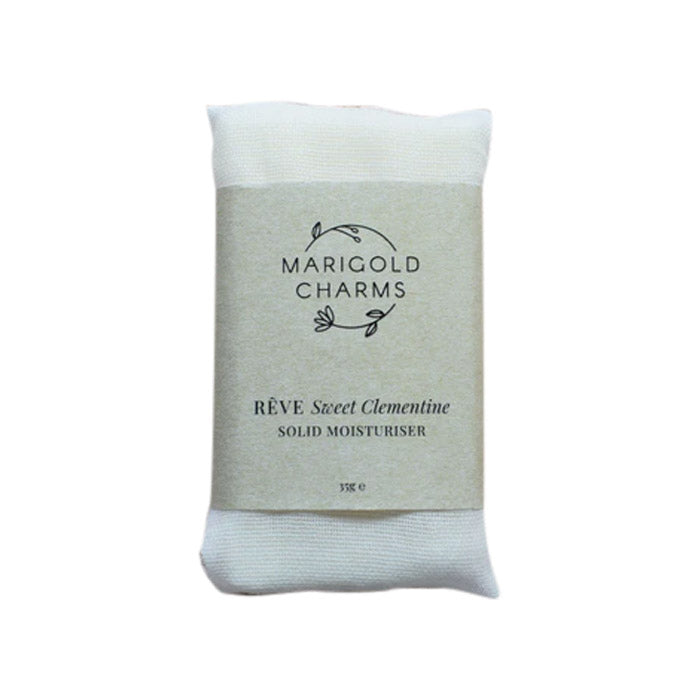 Marigold Charms - Solid Moisturiser Bar -  Rěve (Sweet Clementine), 35g