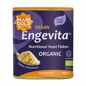 Marigold Health Foods - Organic Yeast Flakes Purple, 100g