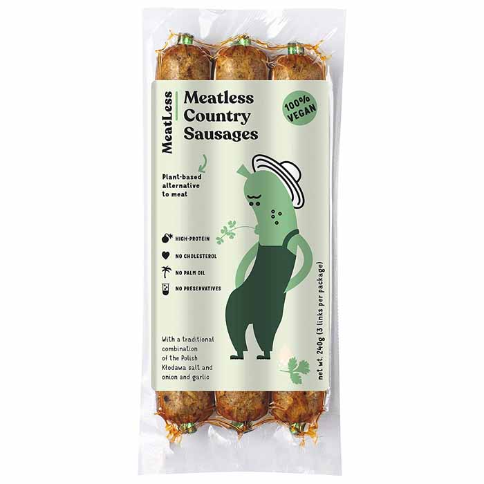 MeatLess - MeatLess Country Sausage, 240g