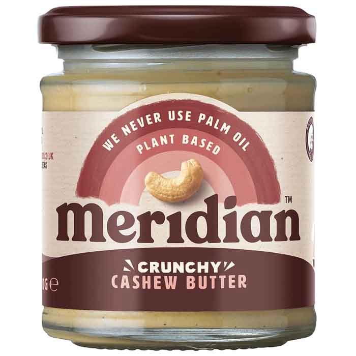 Meridian - Crunchy Cashew Butter No Added Sugar, 170g