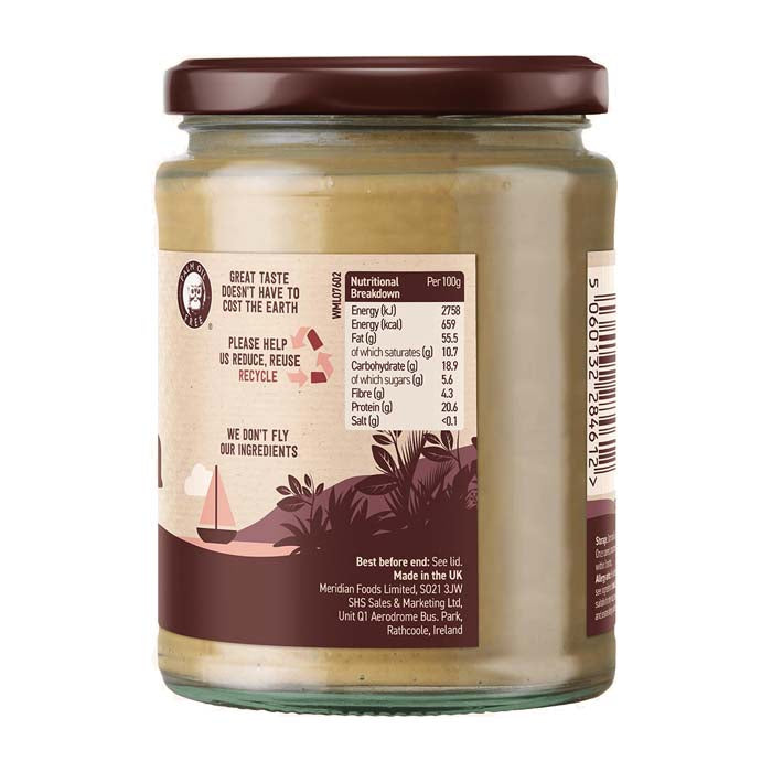 Meridian Foods - Organic Smooth Cashew Butter, 470g - Back