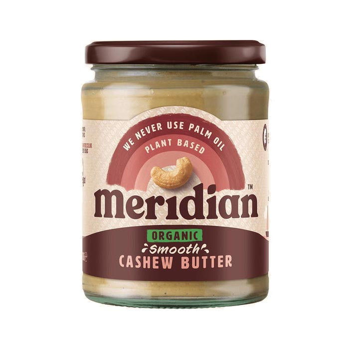 Meridian Foods - Organic Smooth Cashew Butter, 470g