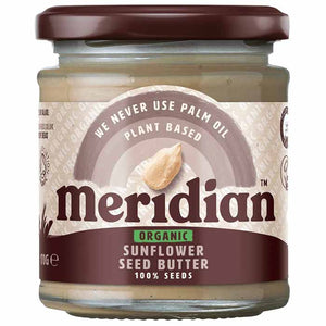 Meridian Foods - Organic Smooth Sunflower Seed Butter, 170g