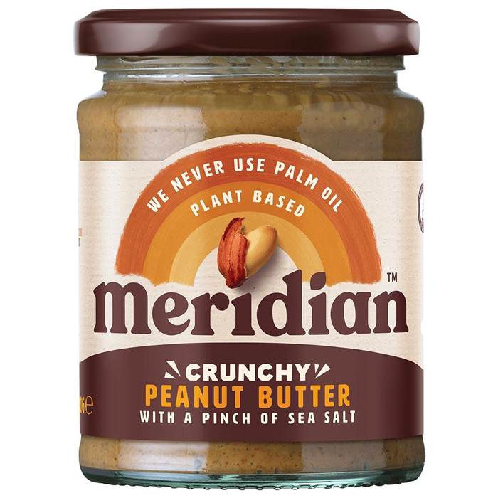 Meridian Foods - Peanut Butter Crunchy With a Pinch of Salt ,280g 