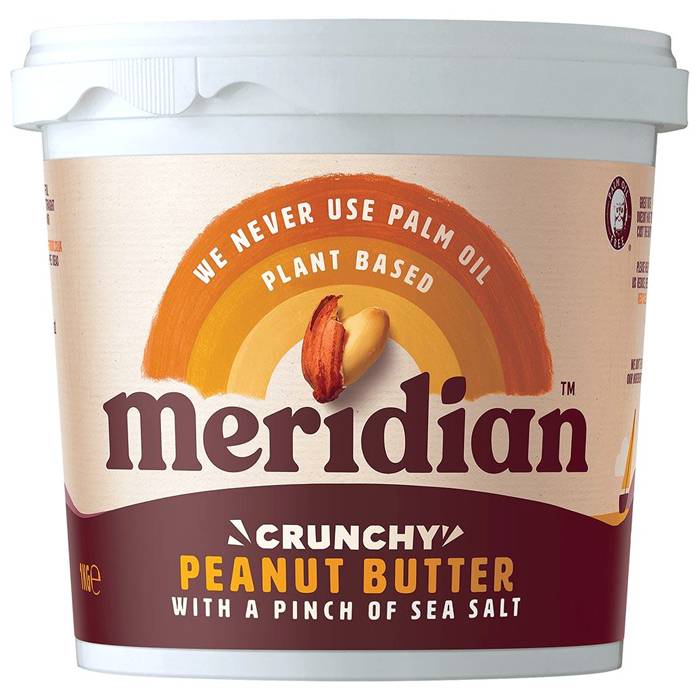 Meridian Foods - Peanut Butter Crunchy With a Pinch of Salt , 1 kg